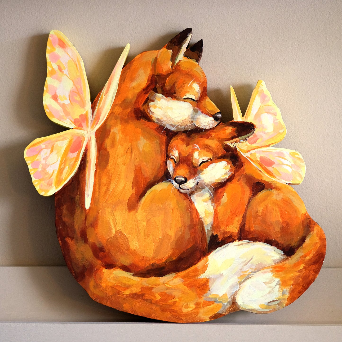 Nestled in Love - Handcrafted Wood Piece