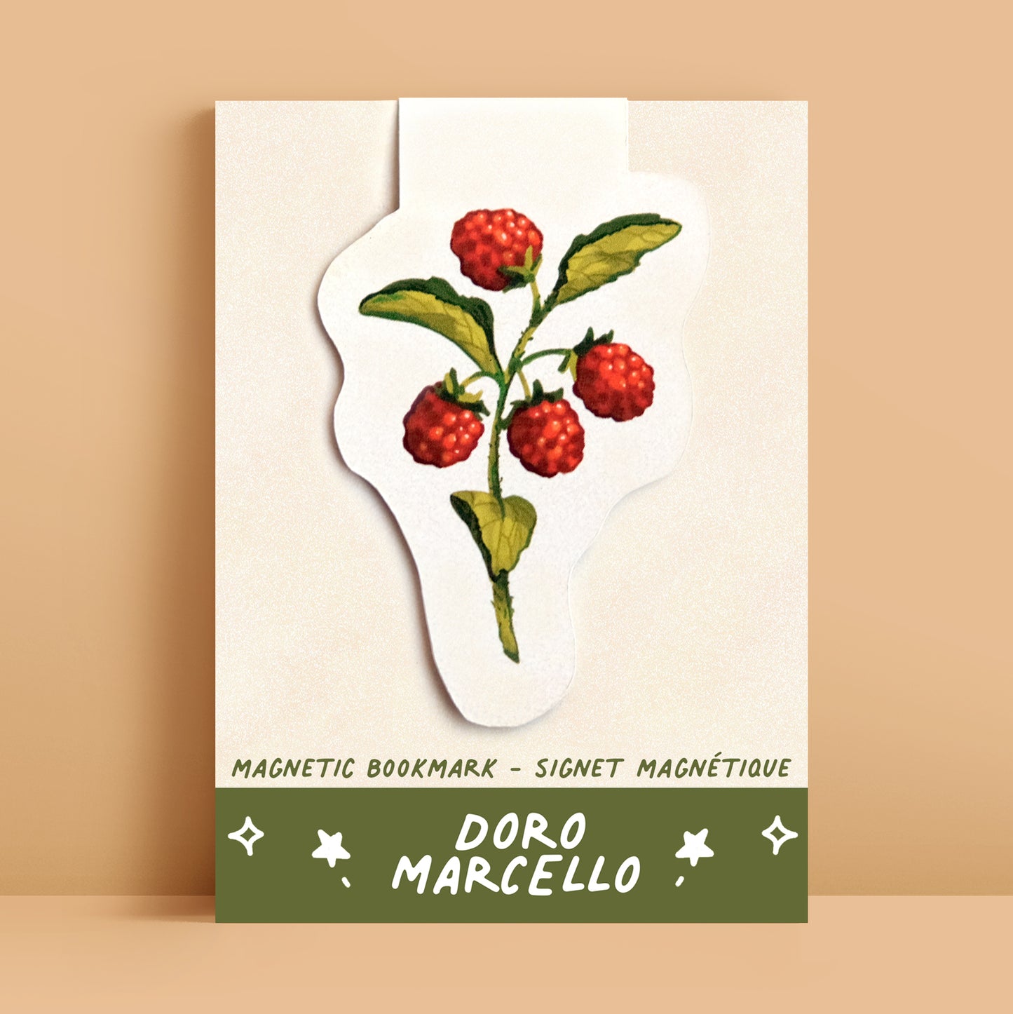 Framboises - Marque-page