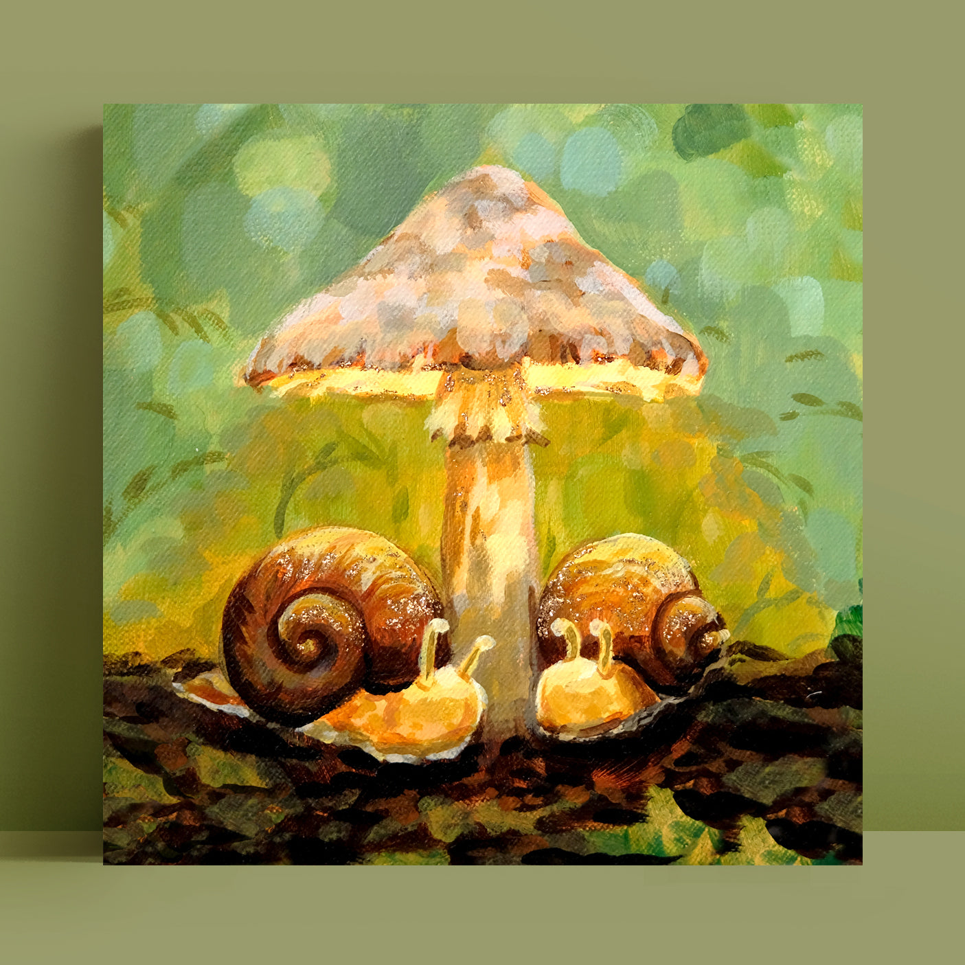 Snails Date - Art Print