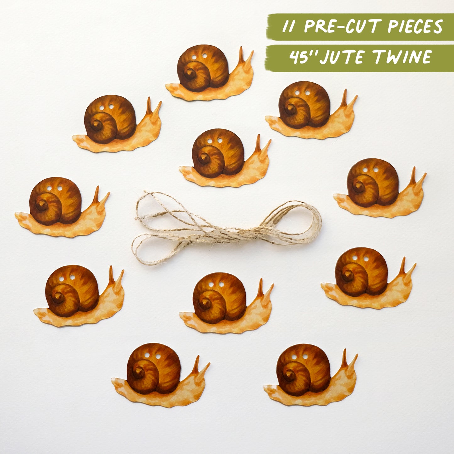 Mini Snails - DIY Garland Kit