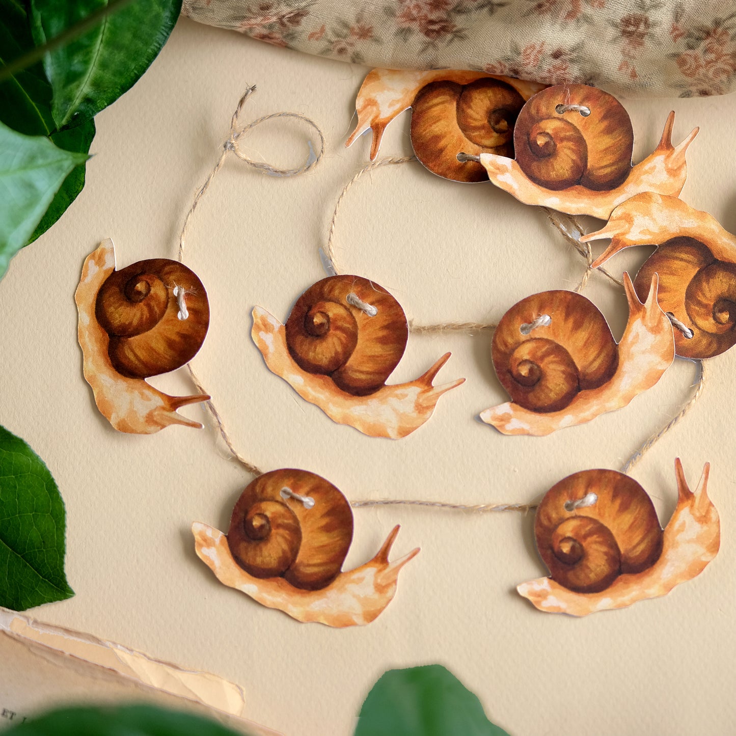 Mini Snails - DIY Garland Kit