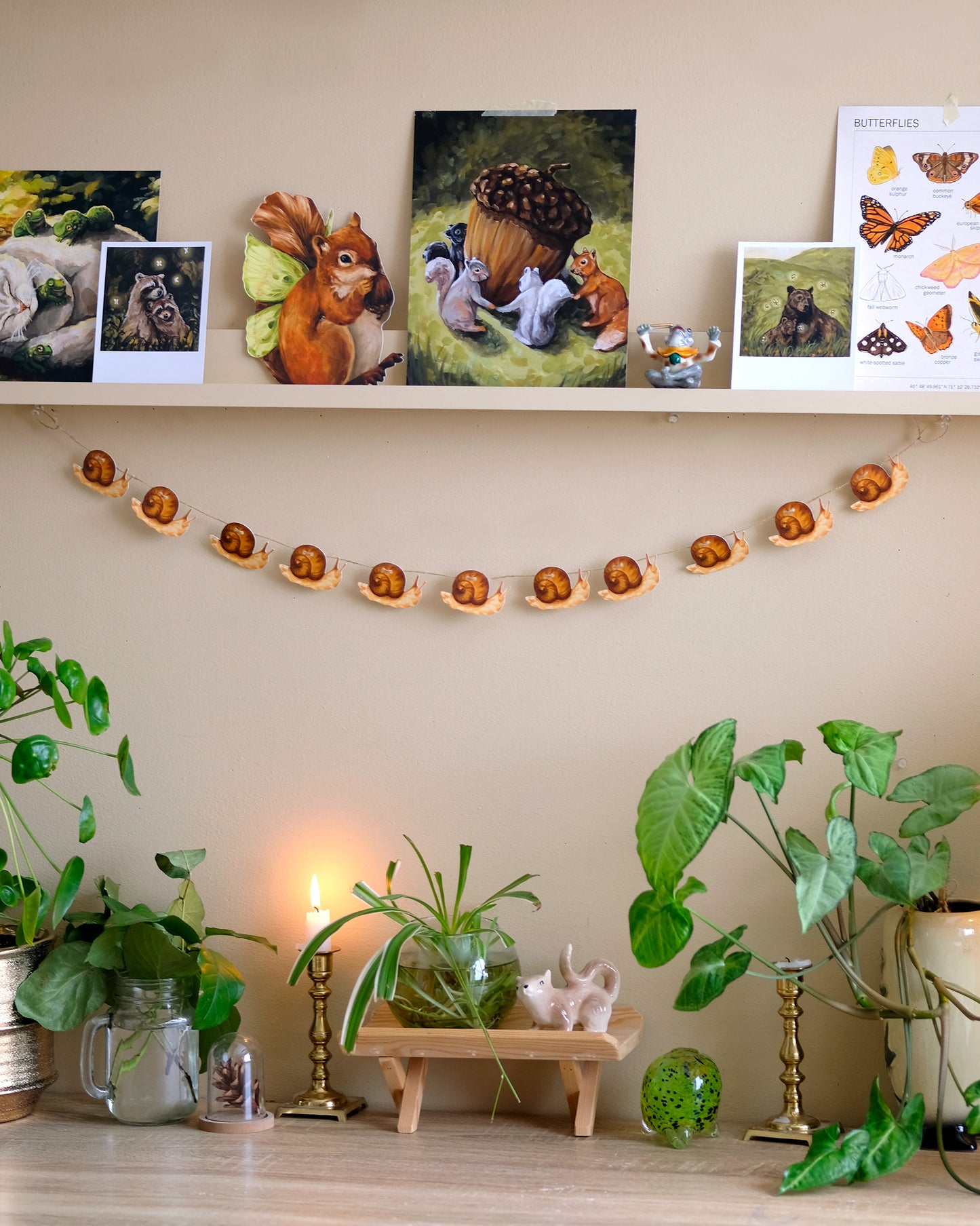 Mini Snails - DIY Garland Kit