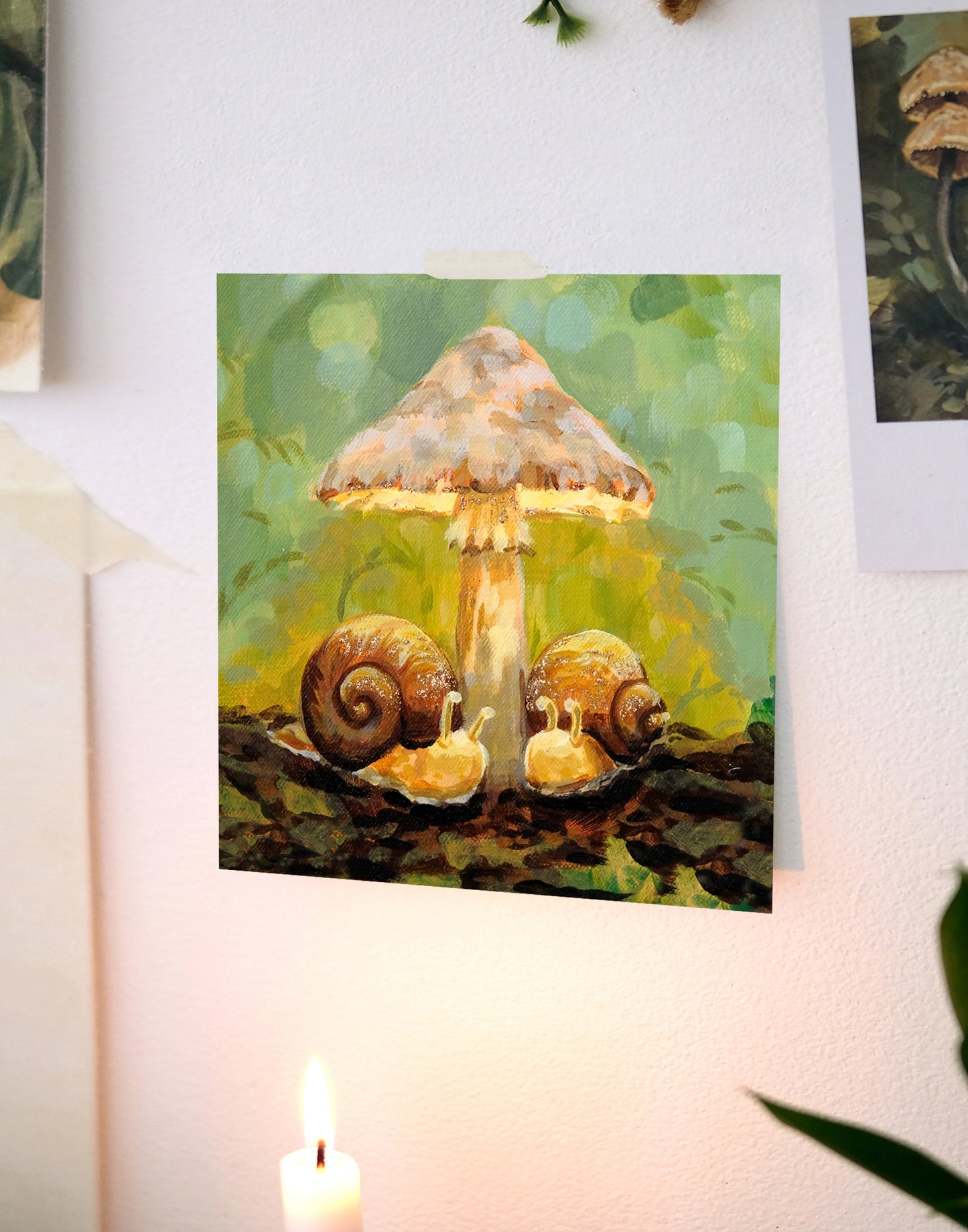 Snails Date - Art Print