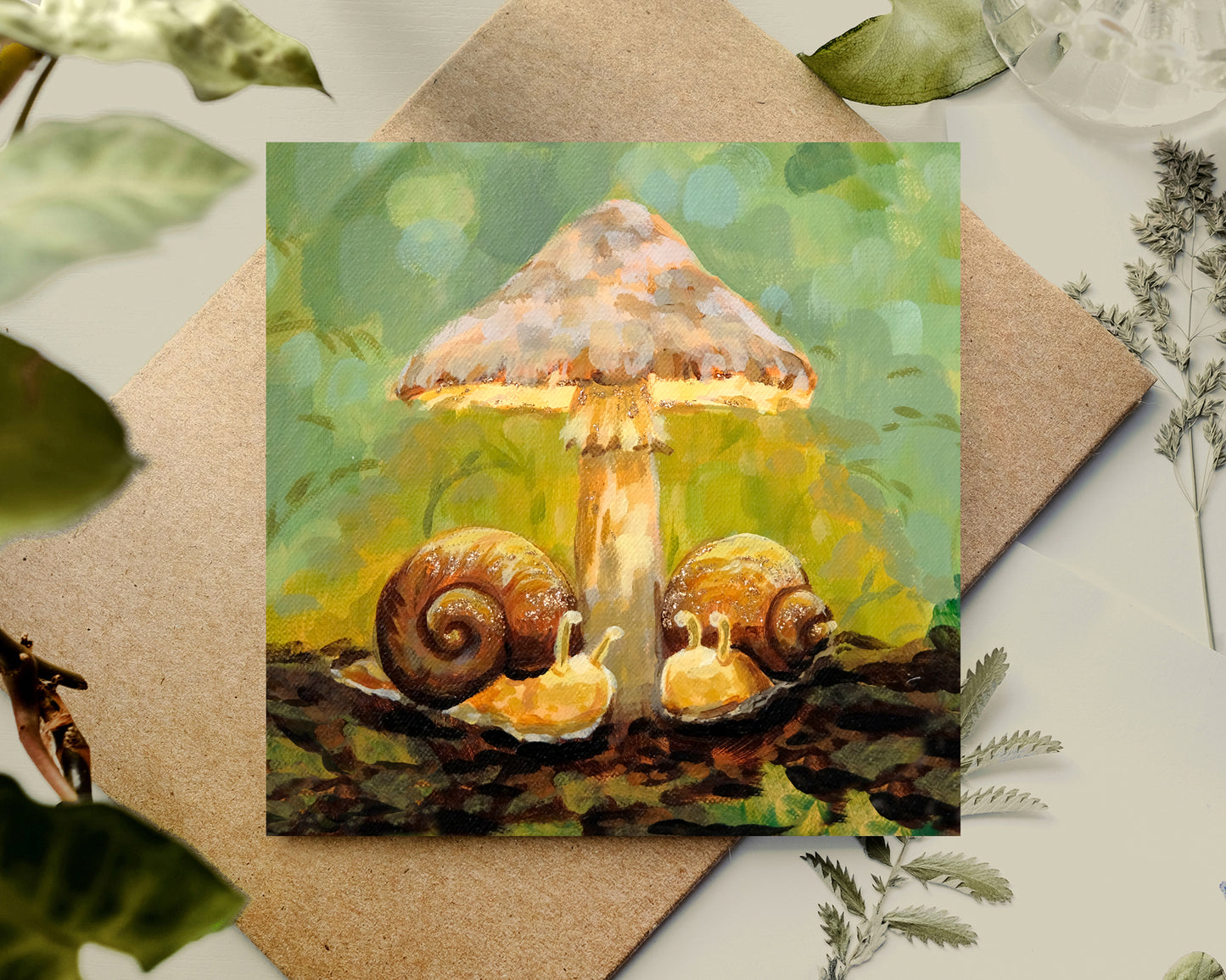 Snails Date - Art Print