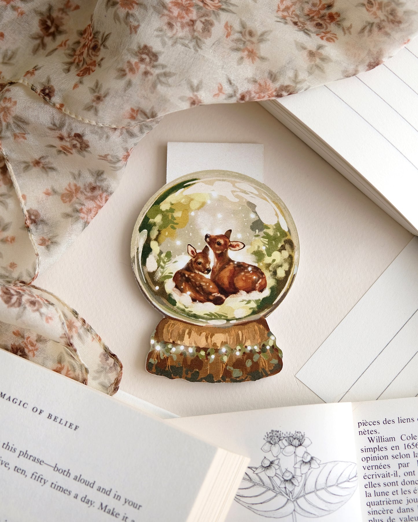 Globe d'hiver - Marque-page