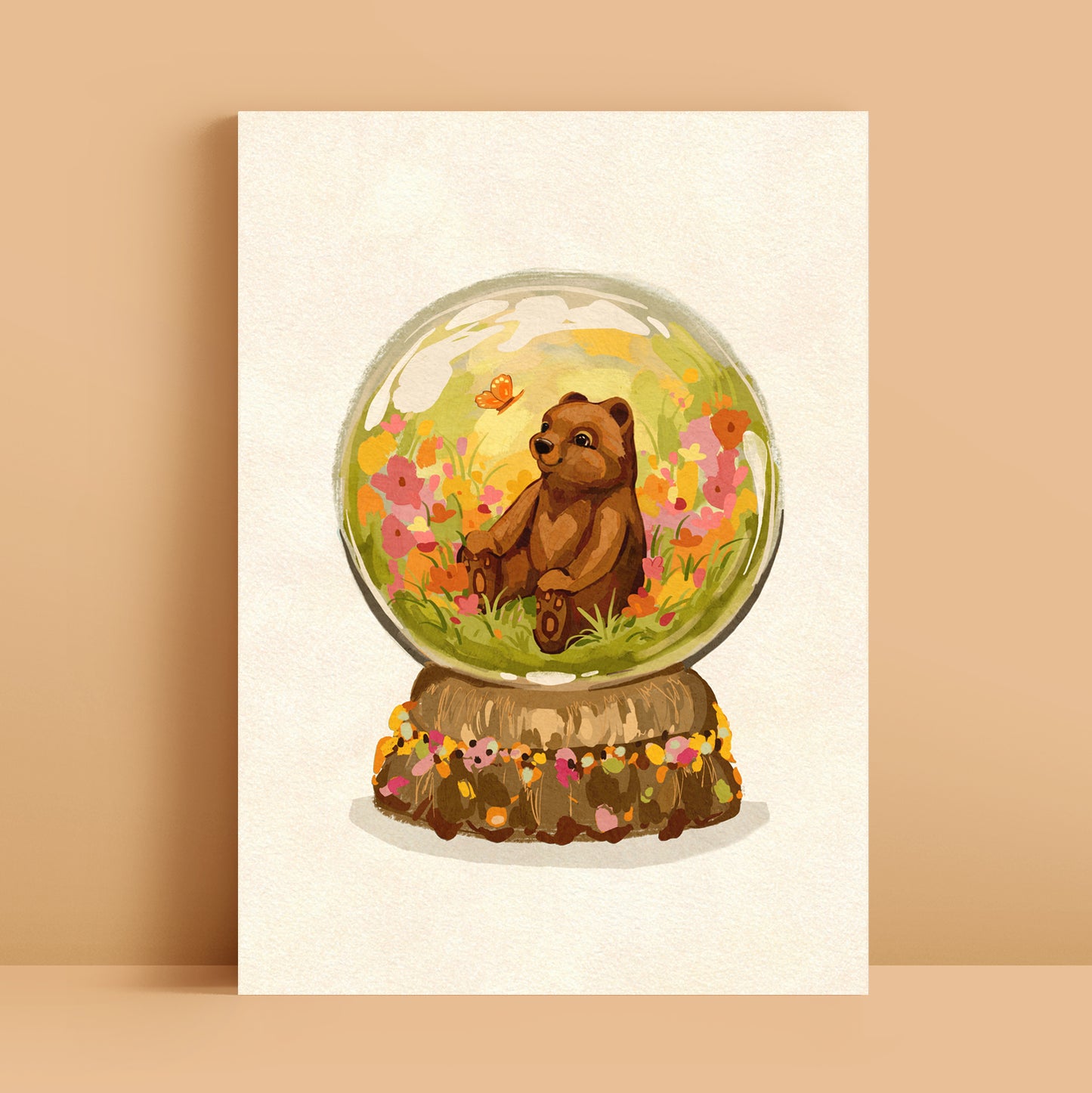 Spring Globe - Art Print