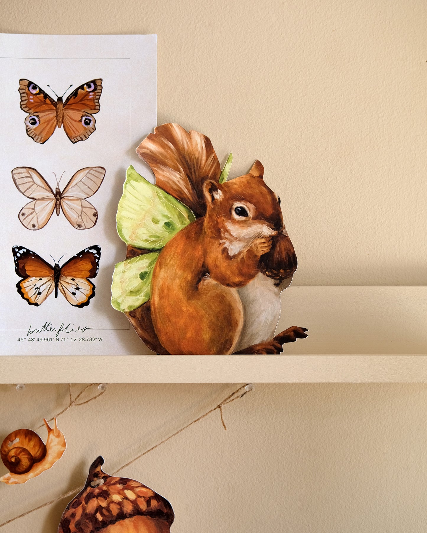 Fairy Squirrel - Art Print