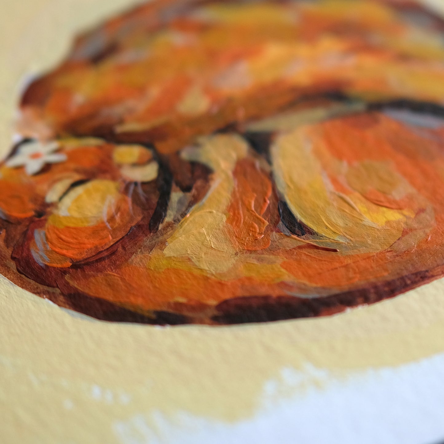 Sleeping Squirrel - Original