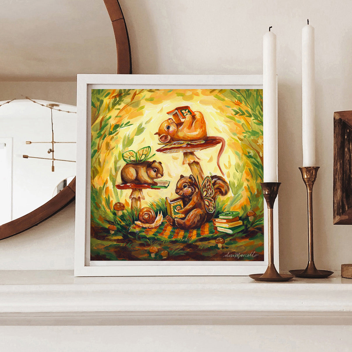 The Fairy Bookclub - Art Print