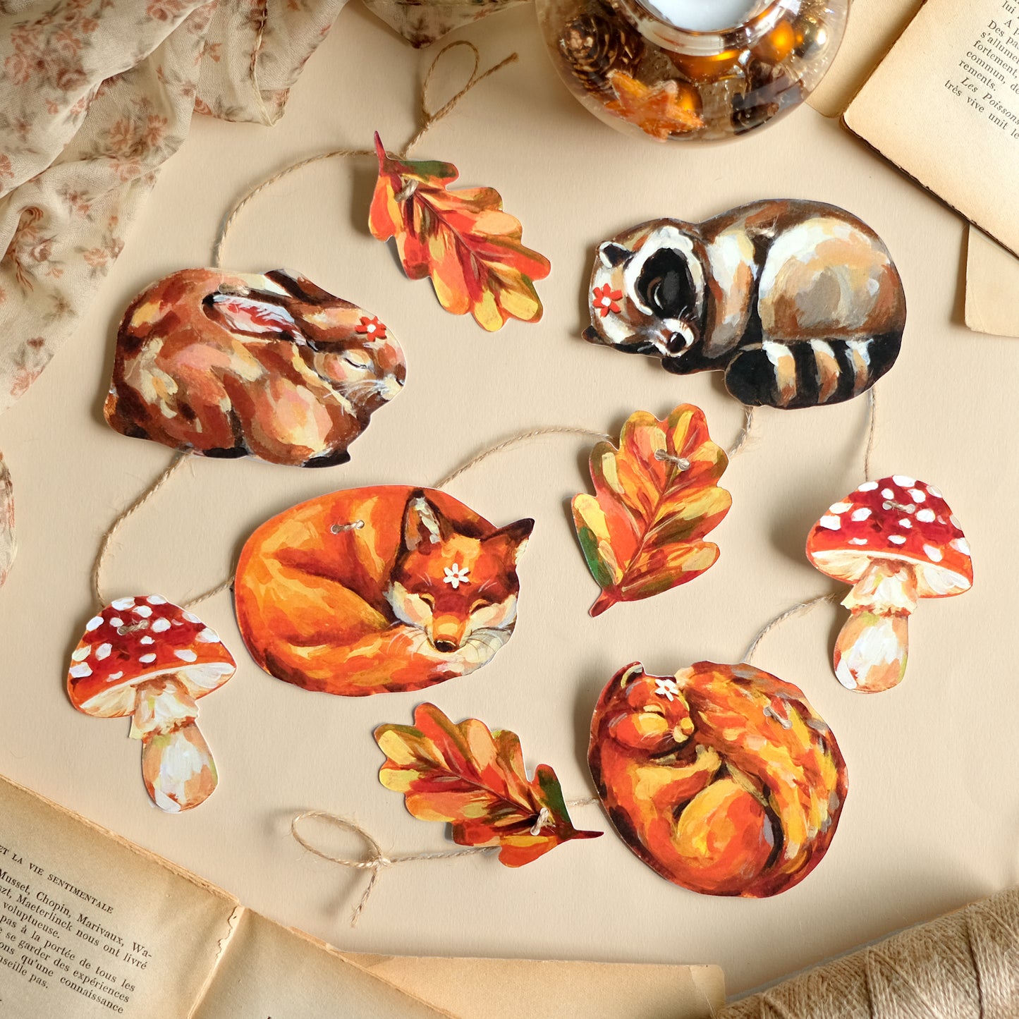 Sleeping Critters - DIY Garland Kit