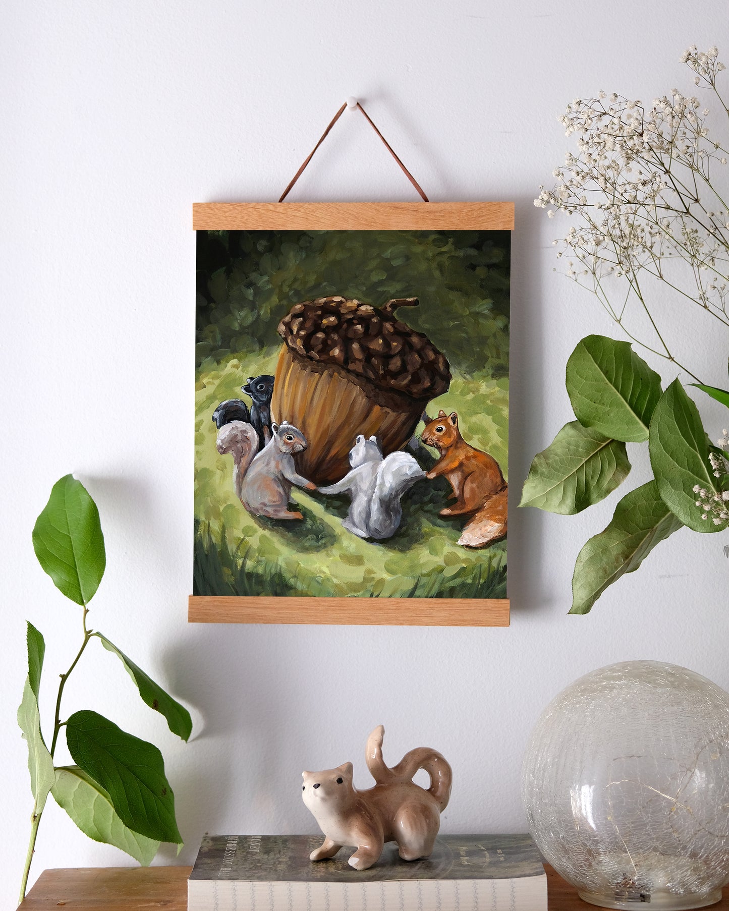 Squirrel Community - Art Print