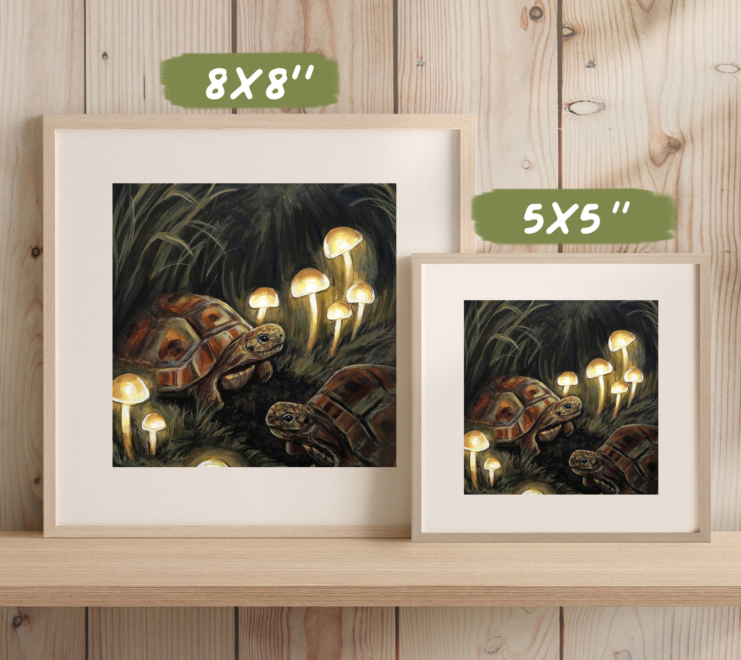 Tortues - Impression d'art