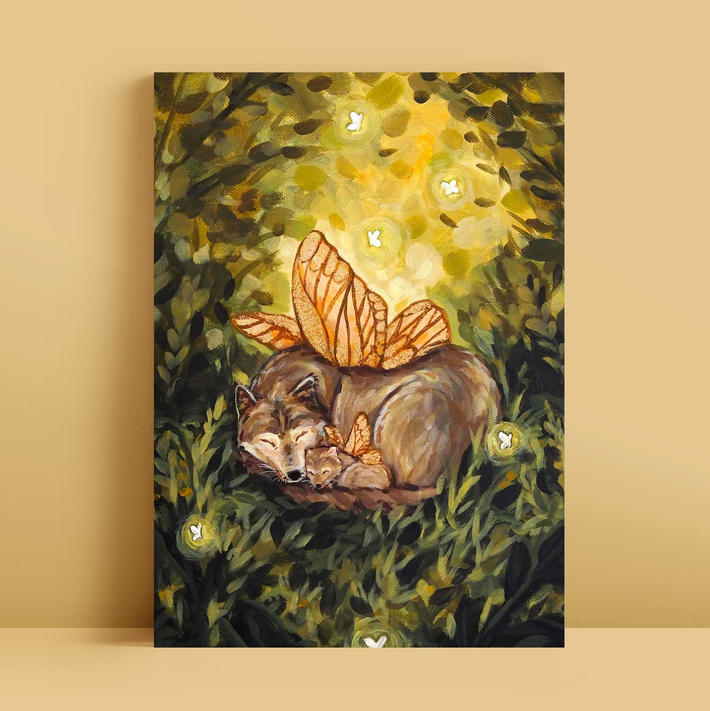 Fairy Wolves - Art Print