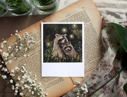 Raccoons - Polaroid
