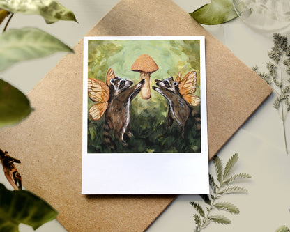 Fairy Raccoons - Polaroid
