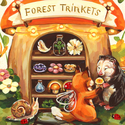 Forest Trinkets - Art Print