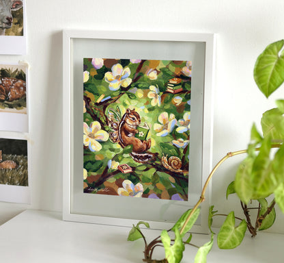 Fairy Chipmunk - Art Print