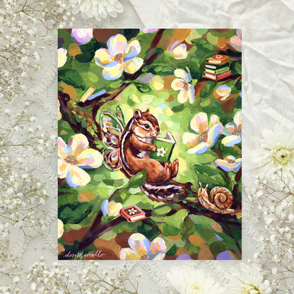 Fairy Chipmunk - Art Print