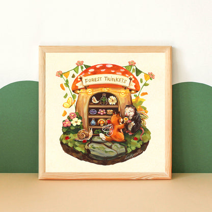Forest Trinkets - Art Print