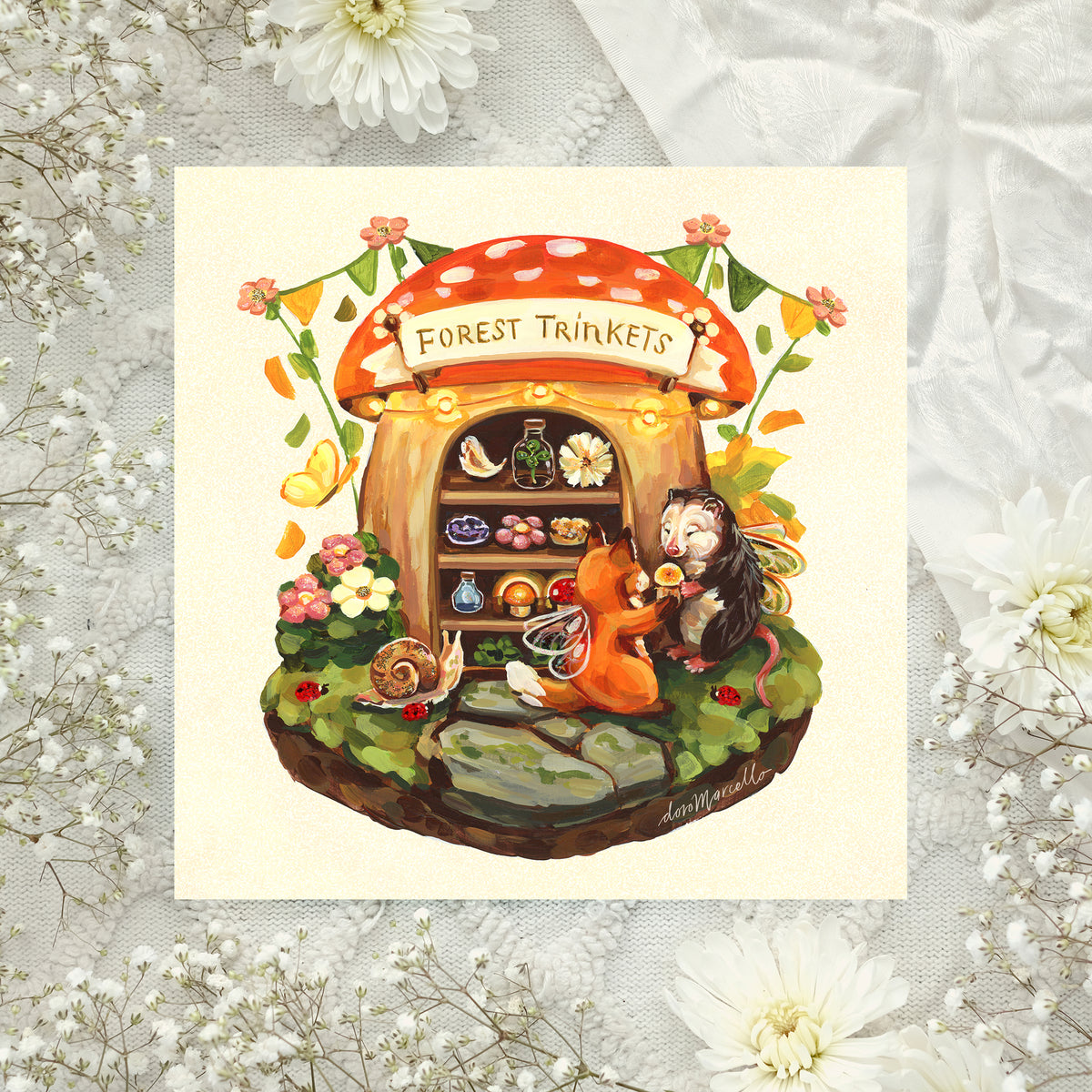 Forest Trinkets - Art Print