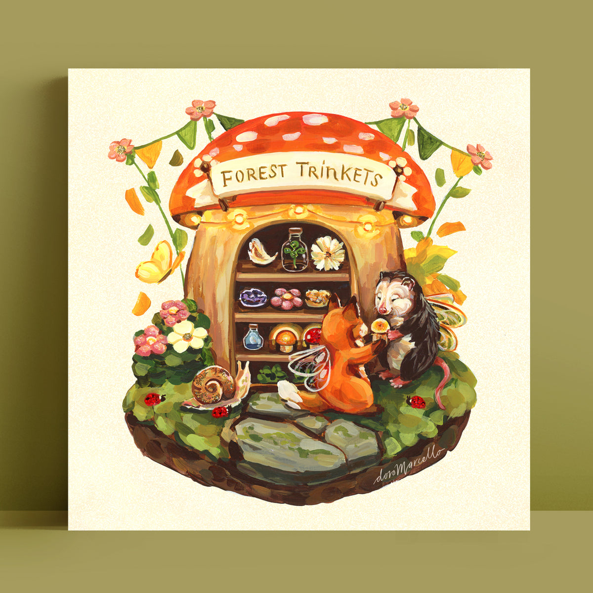 Forest Trinkets - Art Print