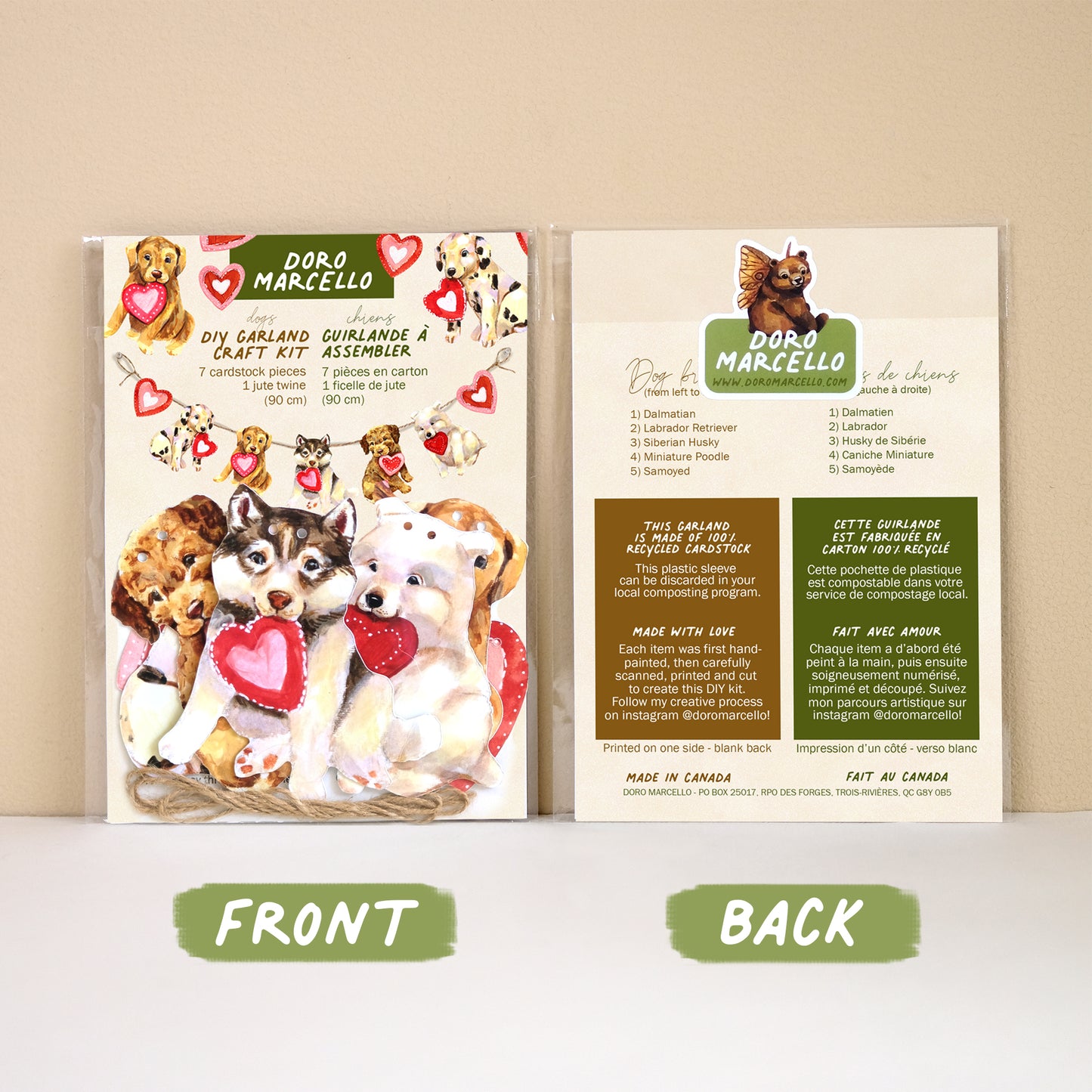 Chiens - Kit de guirlande DIY