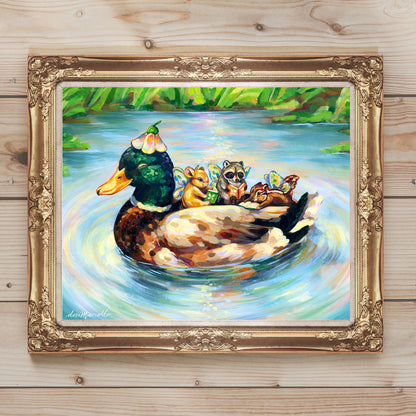 A Peaceful Afternoon - Art Print