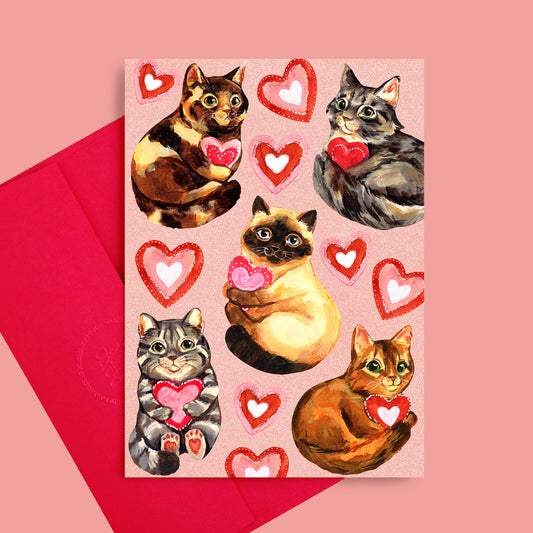 Chats - Carte de vœux