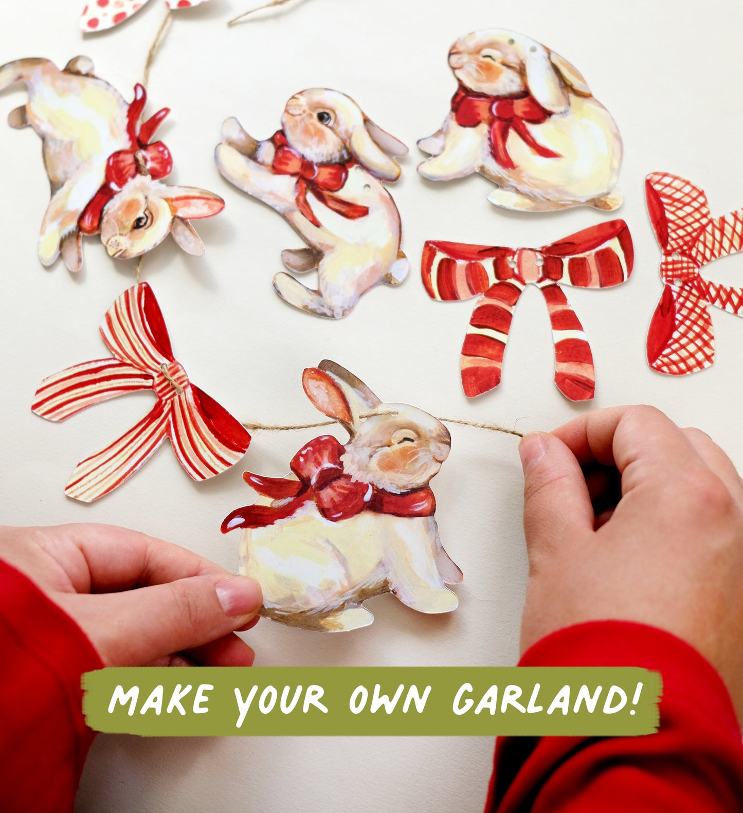 White Rabbits - DIY Garland Kit