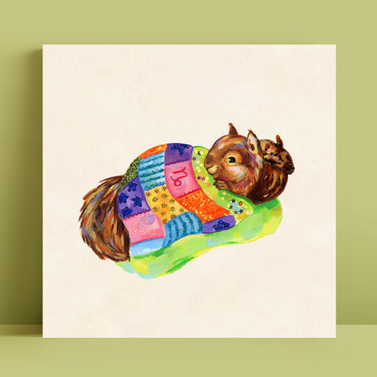 Capricorne - Estampe artistique