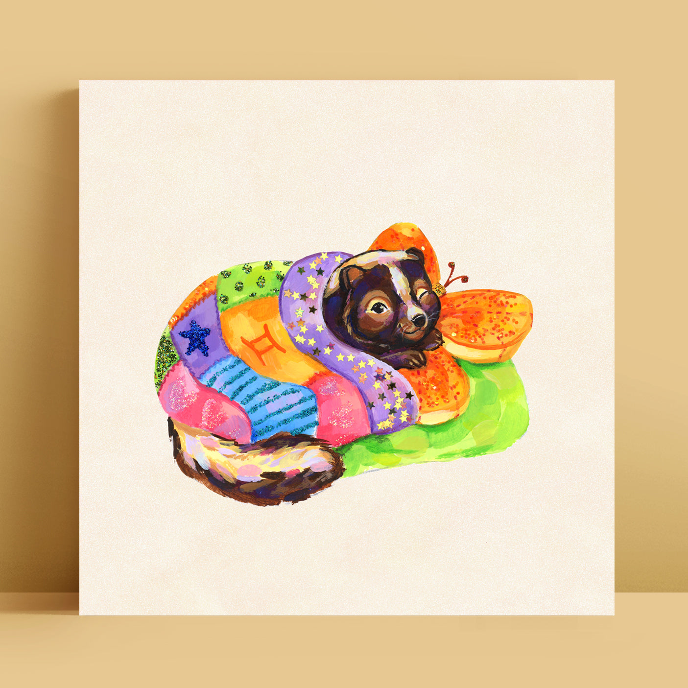 Gémeaux - Estampe d'art