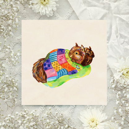 Capricorne - Estampe artistique