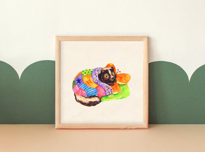 Gémeaux - Estampe d'art