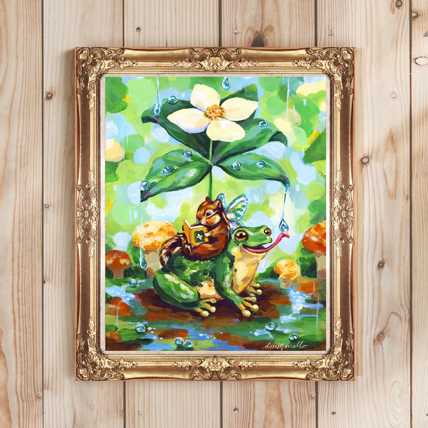 Beneath Summer Rain - Art Print