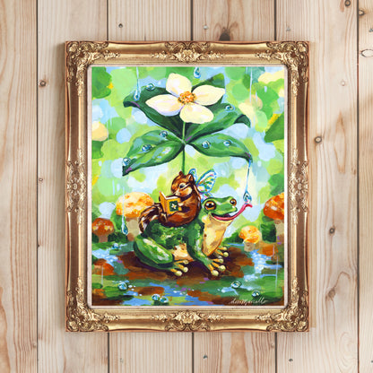 Beneath Summer Rain - Art Print