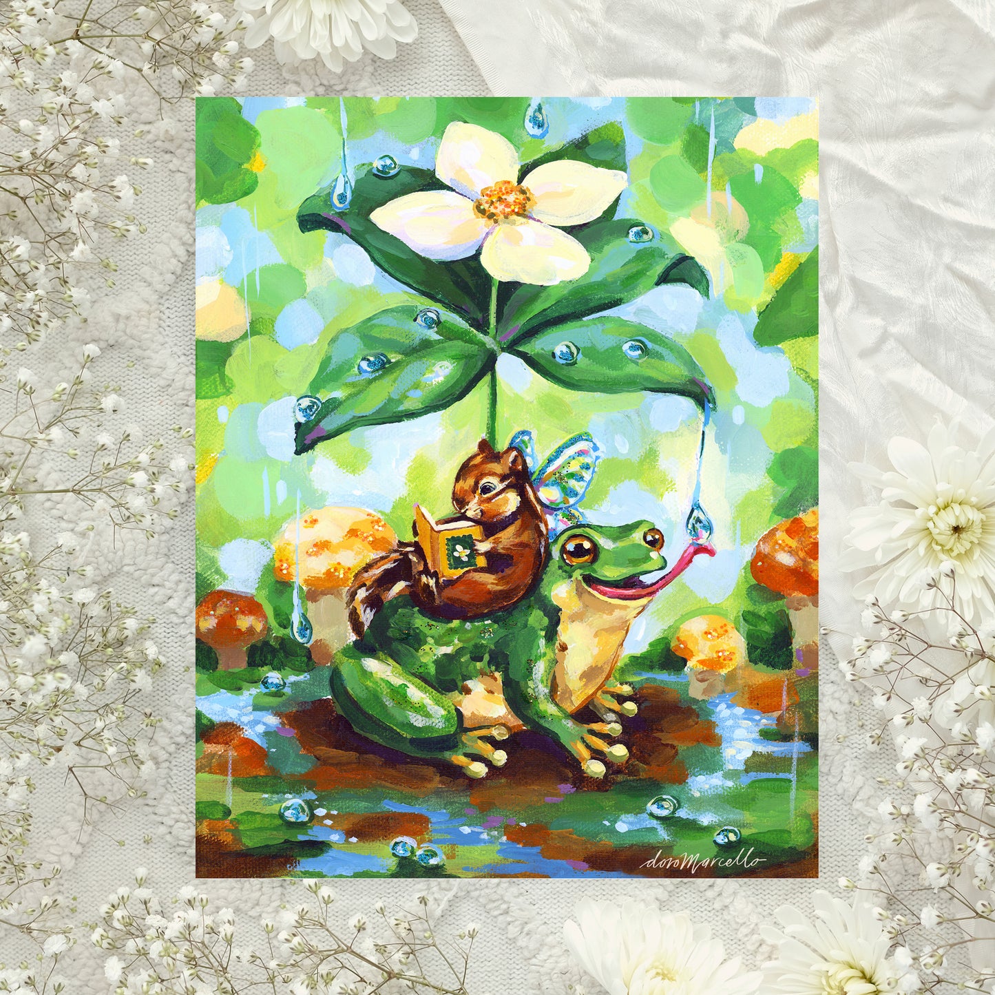 Beneath Summer Rain - Art Print