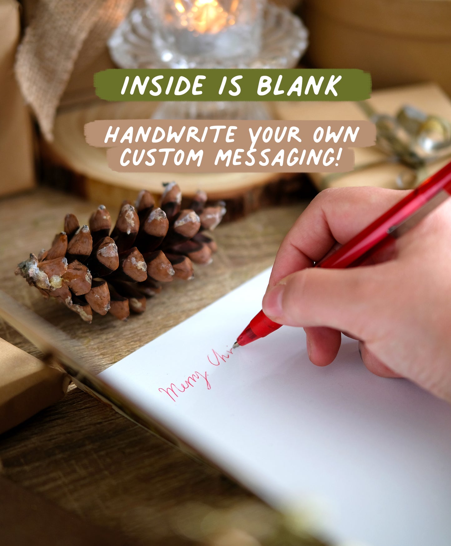 Renard endormi - Carte de vœux