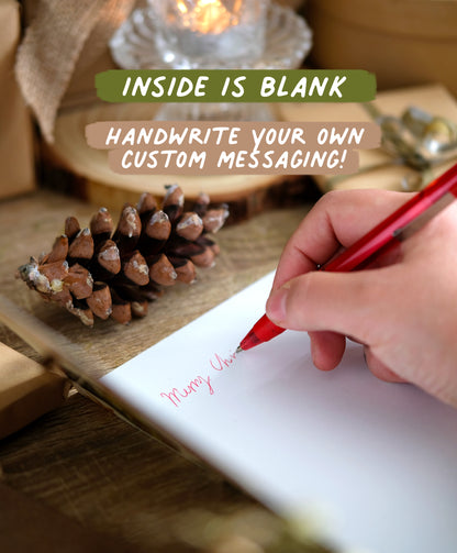 Renard endormi - Carte de vœux