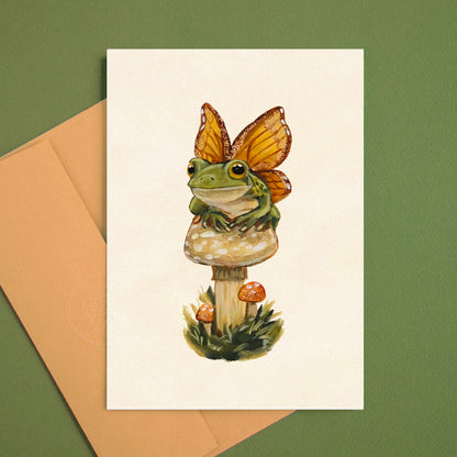 Fée Grenouille - Carte de vœux