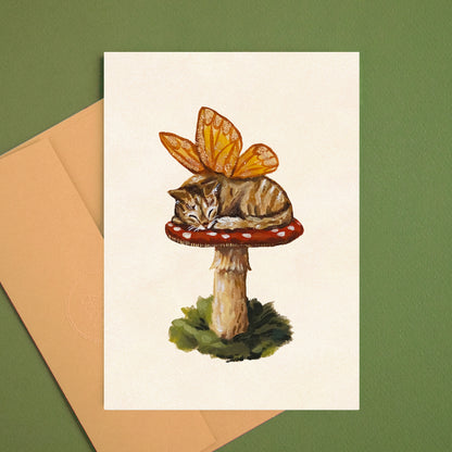 Fairy Cat - Greeting Card