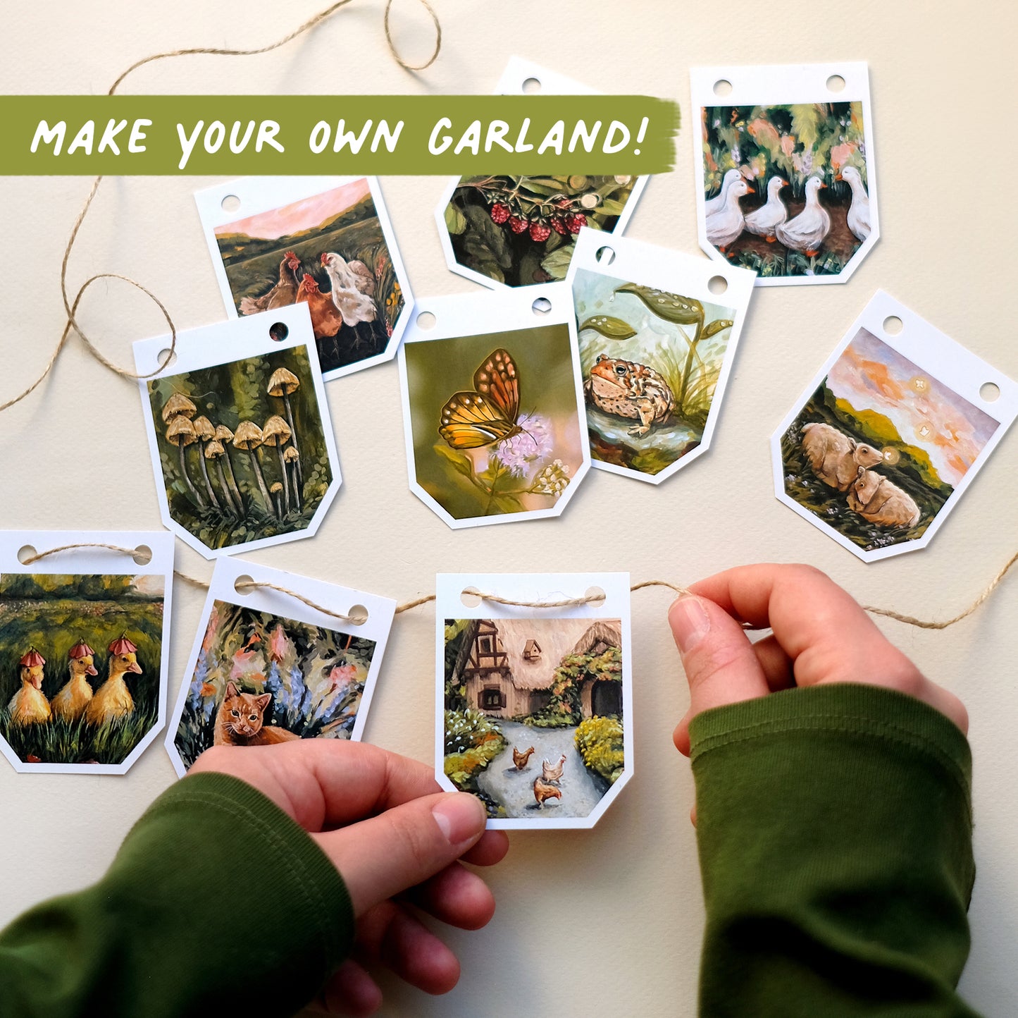Cottage - Kit de guirlande DIY