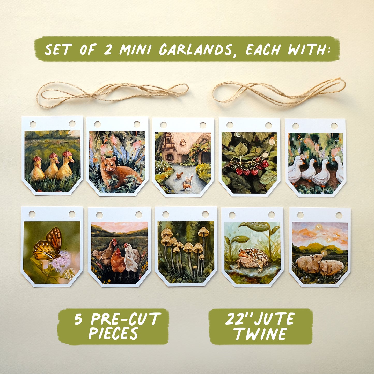 Cottage - Kit de guirlande DIY
