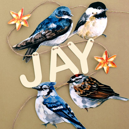 Oiseaux - Guirlande Personnalisée