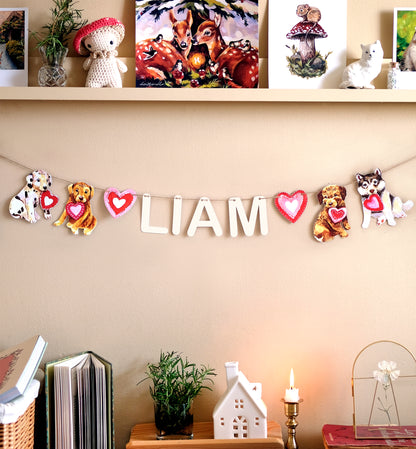 Dogs - Custom Name Garland