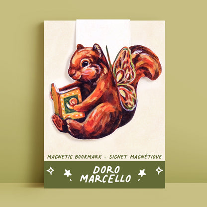 Écureuil lecteur - Marque-page