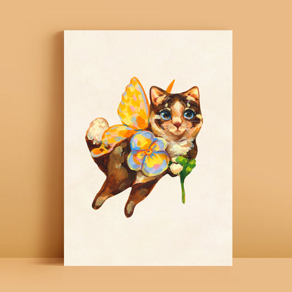 Fairy Kitty - Art Print