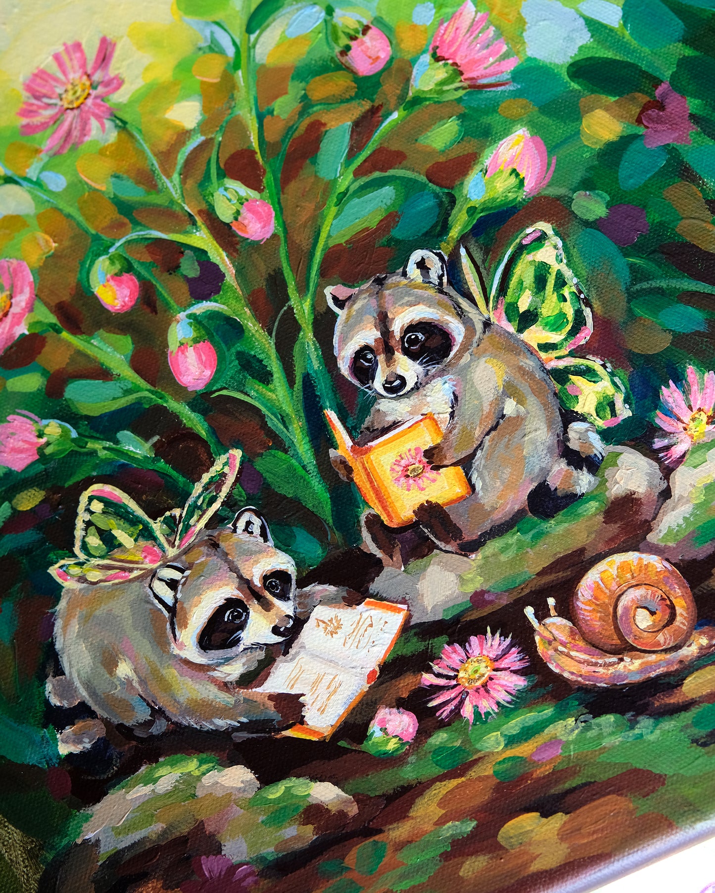 Fairy Raccoons - Original