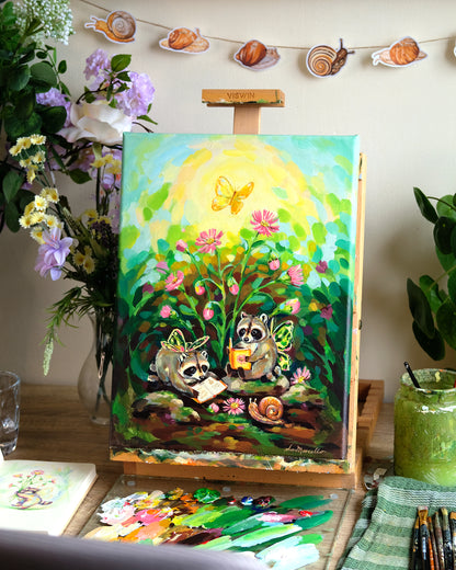 Fairy Raccoons - Original