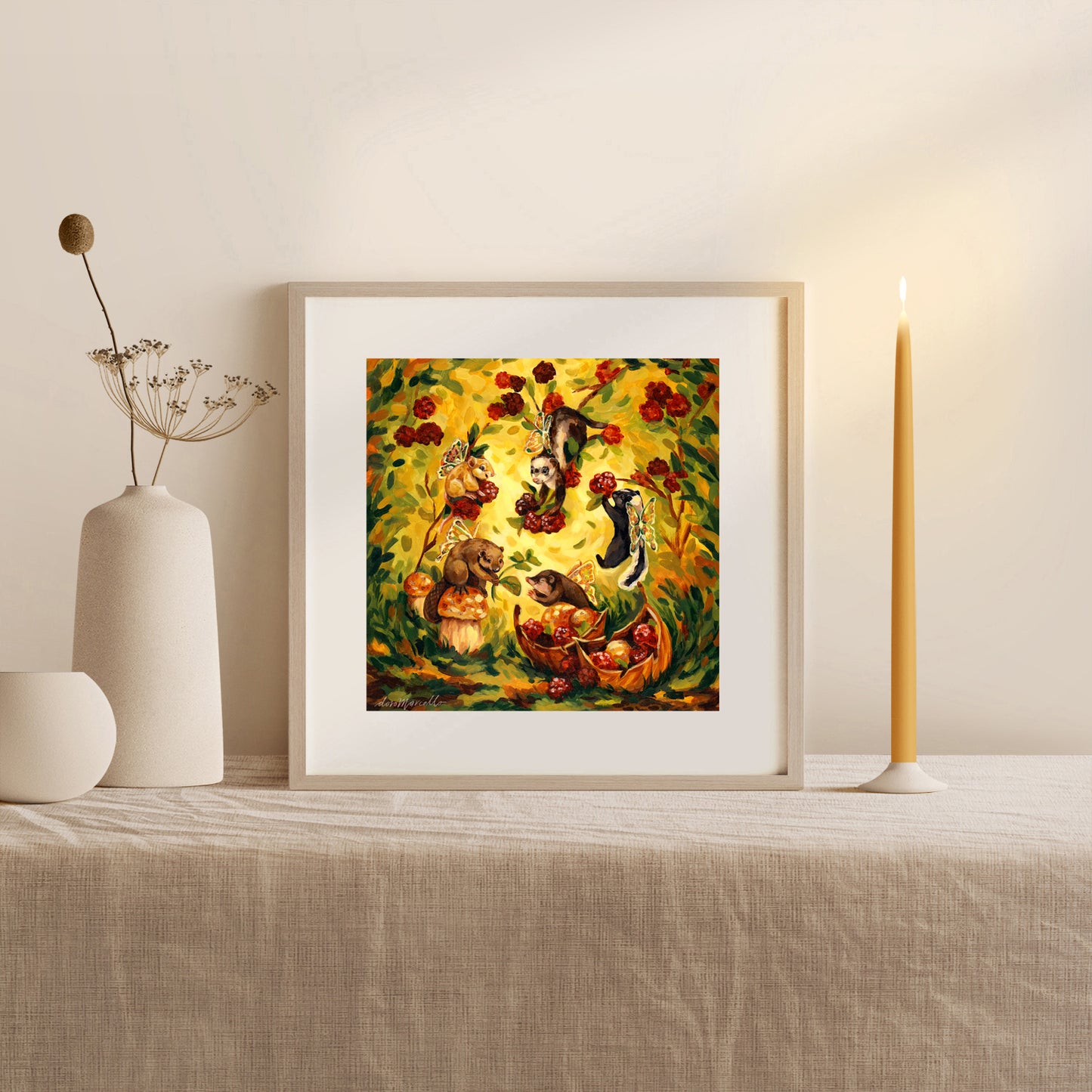Foraging - Art Print