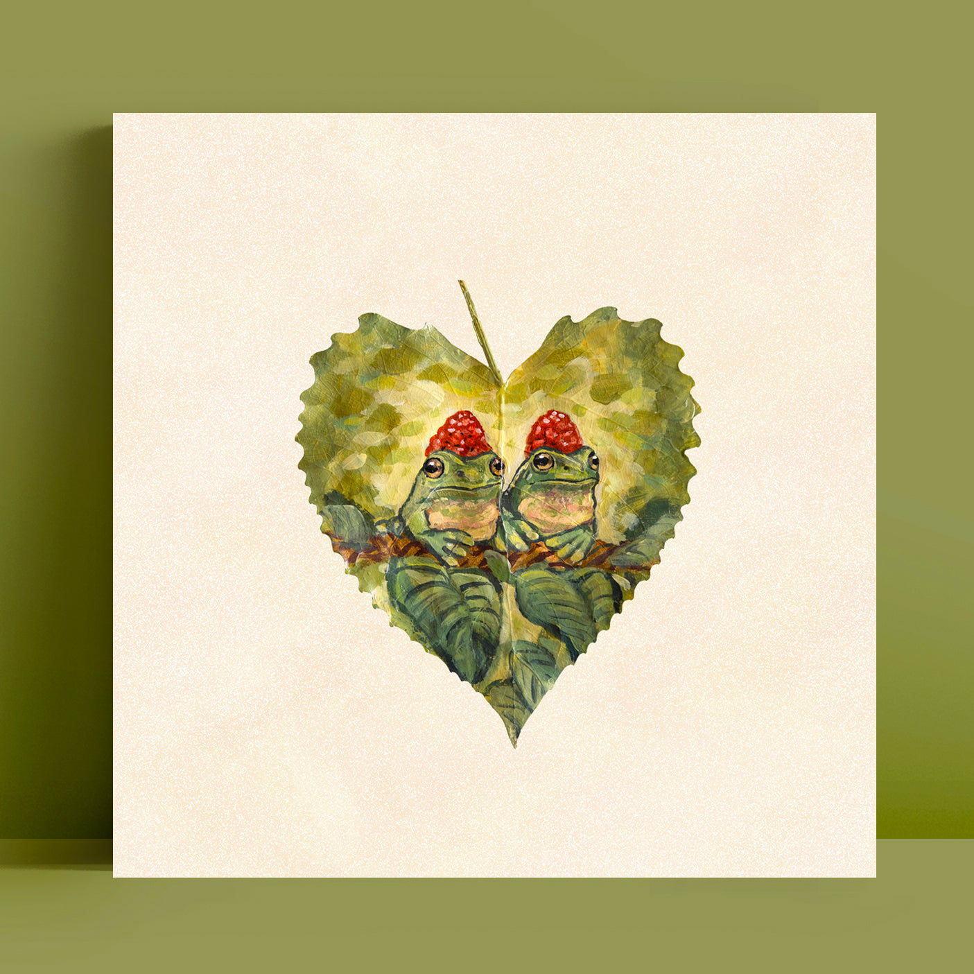 Frog Leaf - Art Print